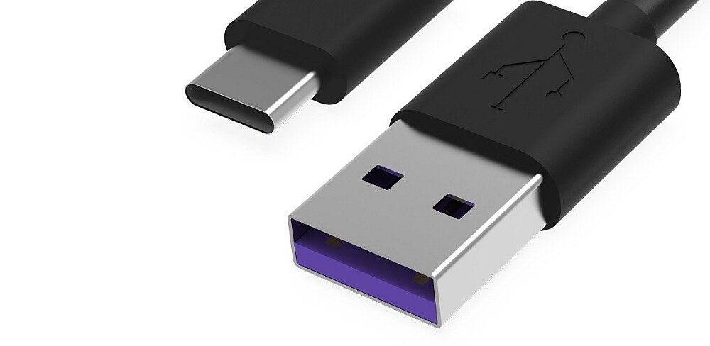 Kabel USB - USB Typ C KRUX ładowanie smartfon tablet ładowarka łączność komputer dane przesył