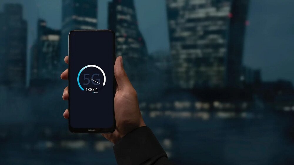Smartfon NOKIA 8.3 5G łączność procesor podzespoły szybkośc wydajnośc płynność transfer przesyłanie zasięg