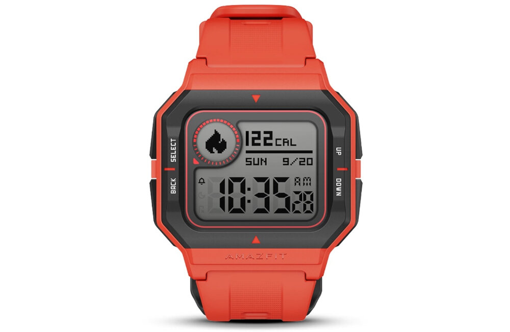 Smartwatch AMAZFIT Neo Czarny wygląd wyświetlacz