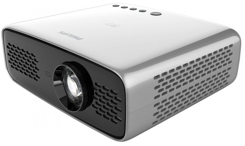 Projektor PHILIPS NPX643-INT Sprzęt, dzięki któremu codzienne, wieczorne oglądanie filmów stanie się pamiętnym i niezwykłym wydarzeniem Dla łatwej komunikacji bezprzewodowej z innymi urządzeniami
