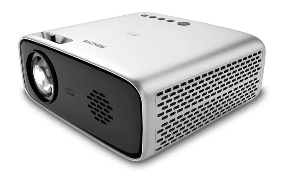 Projektor PHILIPS NPX644-INT Sprzęt, dzięki któremu codzienne, wieczorne oglądanie filmów stanie się pamiętnym i niezwykłym wydarzeniem Dla łatwej komunikacji bezprzewodowej z innymi urządzeniami