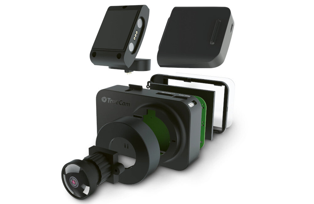 WIDEOREJESTRATOR TRUECAM M9 GPS 2.5K detekcja ruchu pętla nagrywanie