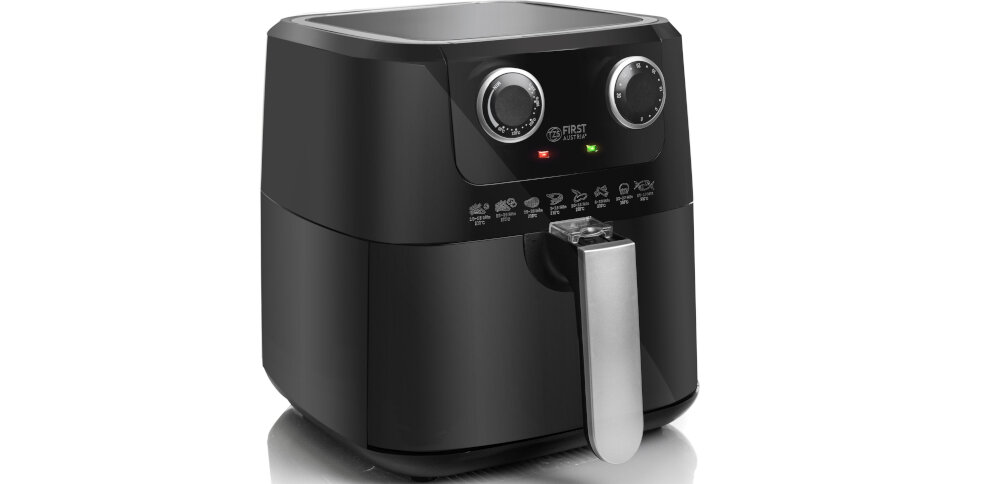 Frytkownica beztłuszczowa FIRST 5053 Air Fryer wygodne uzytkowanie nienagrzewajacy sie uchwyt smacznie zdrowo