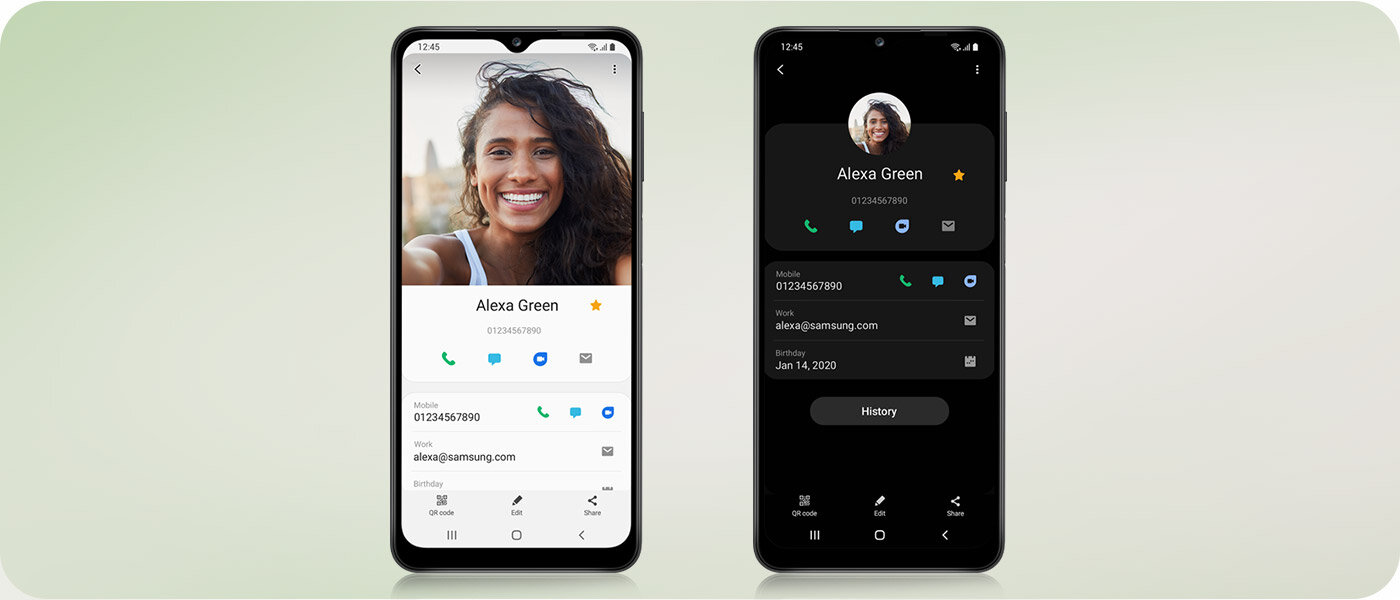 Dodatkowe udogodnienia w telefonie pokazane na ekranie Dodatkowe udogodnienia w telefonie pokazane na ekranie