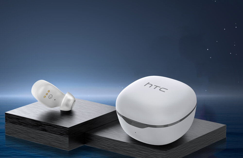 Słuchawki dokanałowe HTC TWS Earbuds brak przewodu wygoda