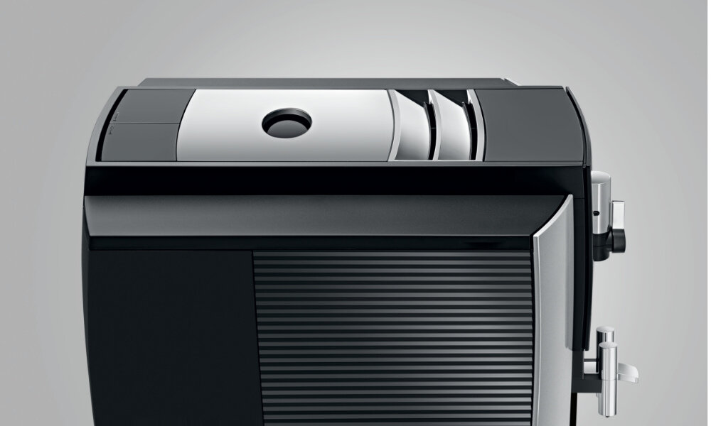 Ekspres JURA S8 Moonlight Silver (EA) harmonijna forma design wyglad prezentacja wzornictwo