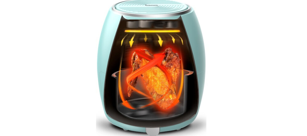 Frytkownica beztłuszczowa TURBOTRONIC TT-AF3 Air Fryer rapid air z olejem lub bez oleju