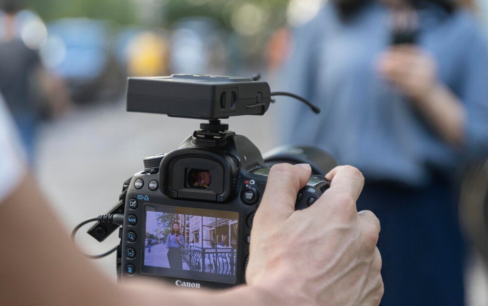 System bezprzewodowy BOYA BY-WM8 PRO K1 zasilanie kompatybilność adapter