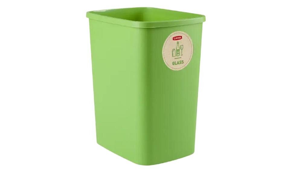 CURVER Eco Friendly 249842 zielony kosz segregacja szkło pojemnik butelka słoik porcelana