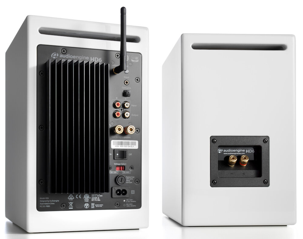 Kolumny głośnikowe AUDIOENGINE HD6 głośniki połączenie wzornictwo instalacja jakość dźwięk