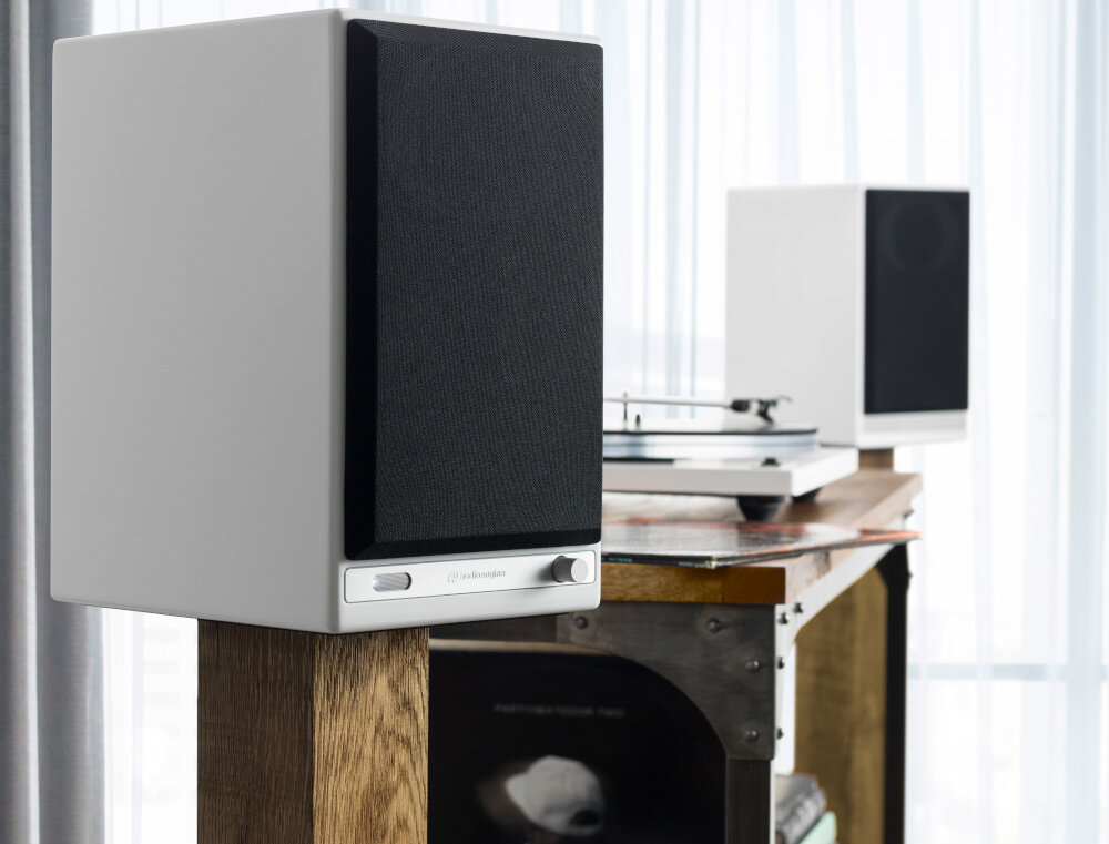 Kolumny głośnikowe AUDIOENGINE HD6 głośniki połączenie wzornictwo instalacja jakość dźwięk