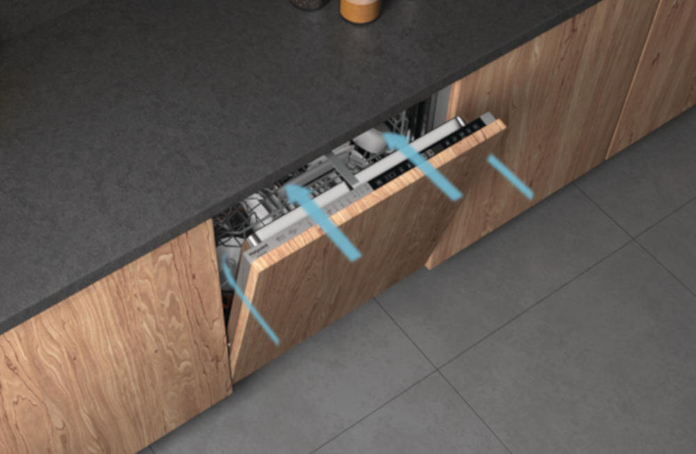 HOTPOINT-ARISTON fazy suszenia technologia activedry drzwi zmywarka powietrze wydajność efektywność energetyczna bezpieczeństwo blat meble