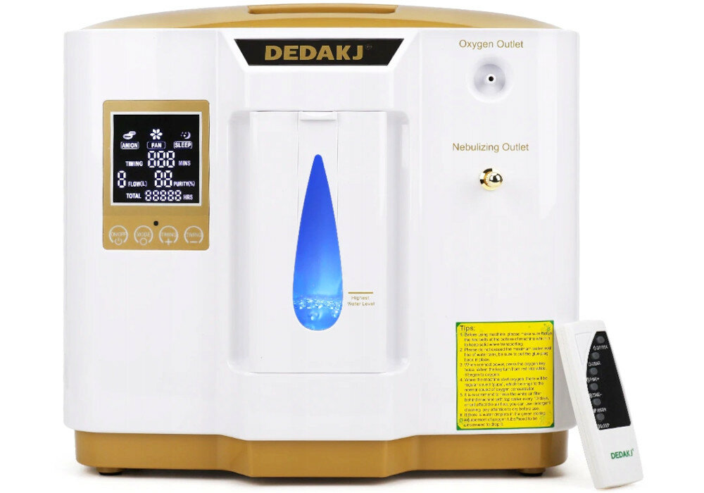 Koncentrator tlenu DEDAKJ 1-7L 24H PL puls wysycenie krwi