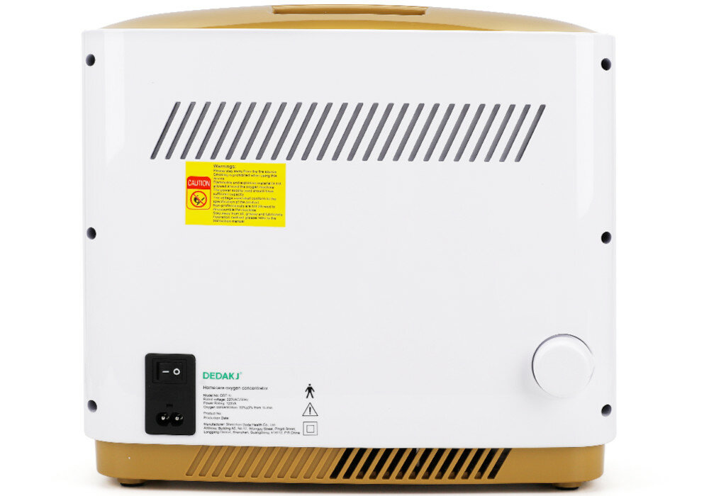 Koncentrator tlenu DEDAKJ 1-7L 24H PL zabezpieczenie przed przegrzaniem