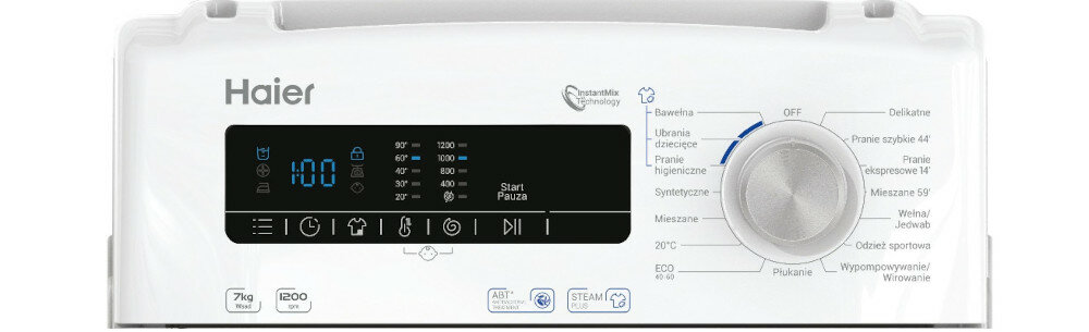 Pralka HAIER RTXSG27TCE/1-16 funkcjonalność programy