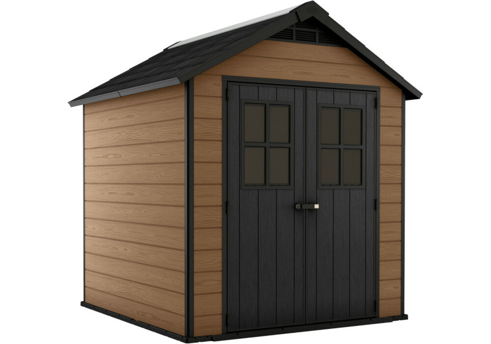 Domek narzedziowy KETER Newton 757 246947 Mahon-Antracyt wyglad material evotech