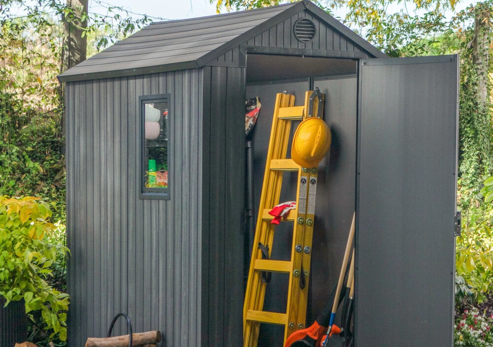 Domek narzędziowy KETER Darwin 4x6 249350 Szary