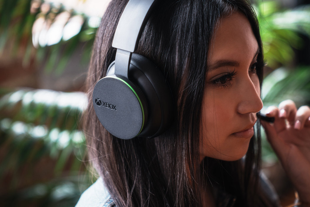Słuchawki MICROSOFT Headset Stereo konstrukcja pałąk elastyczna waga skóra
