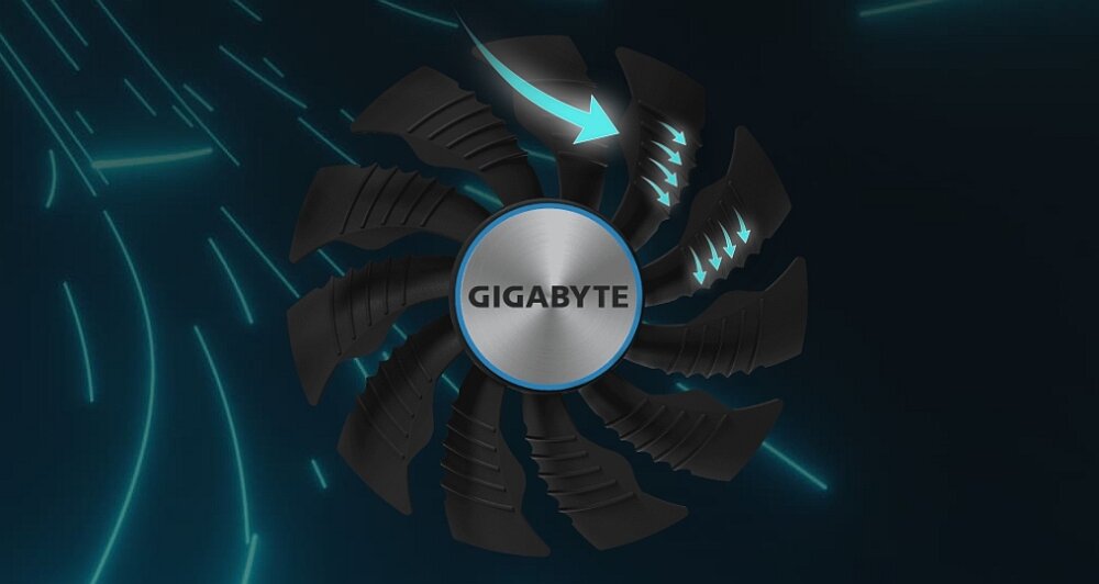 Karta graficzna GIGABYTE GeForce RTX 3080 Eagle 10GB wentylator