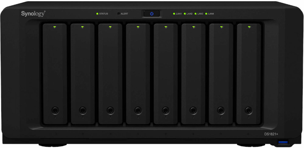 Serwer plików SYNOLOGY DiskStation DS1821 plus latwa rozbudowa infrastruktury