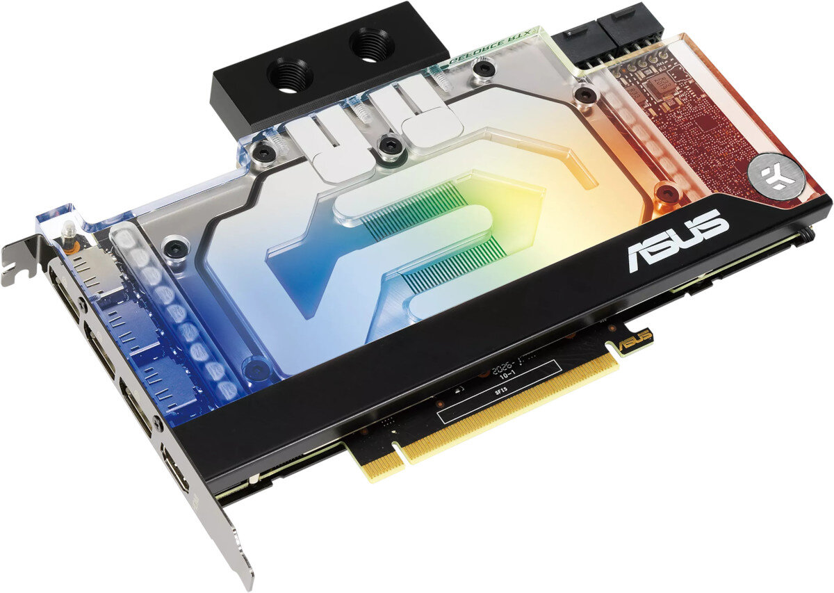 Karta graficzna ASUS EKWB GeForce RTX 3080 10GB obsluga wielu monitorow