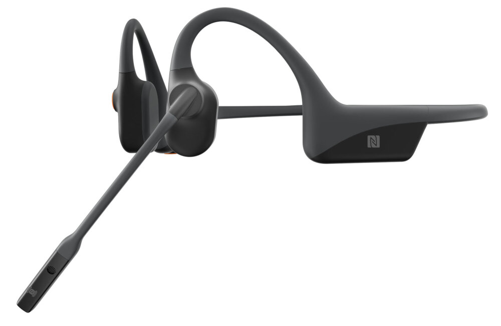 SŁUCHAWKI BLUETOOTH AFTERSHOKZ OPENCOMM KOSTNE redukcja szumów DSP mikrofon dźwięk komfort