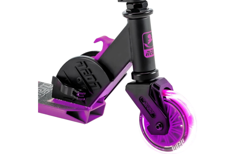 Hulajnoga dla dzieci YVOLUTION Neon Vector Różowy dluga zywotnosc szybkich kolek