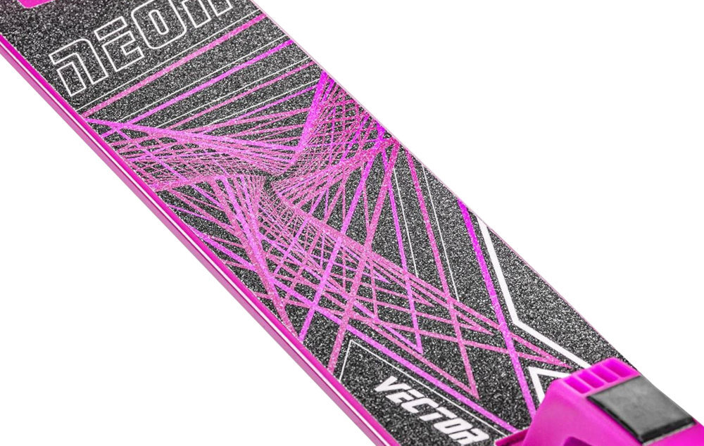 Hulajnoga dla dzieci YVOLUTION Neon Vector Różowy lekka i regulowana konstrukcja platforma