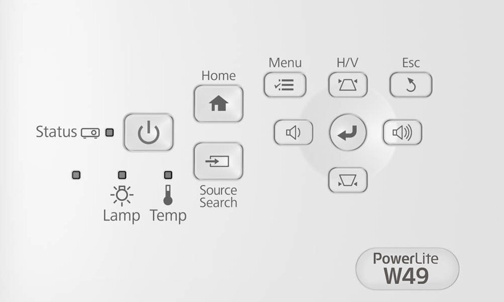 Projektor EB-W49  obraz rozdzielczość porty matryca wifi kontrast  lampa 
