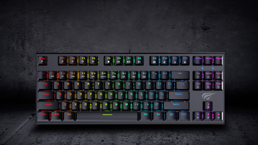 Klawiatura HAVIT Gamenote KB857L - ogólny