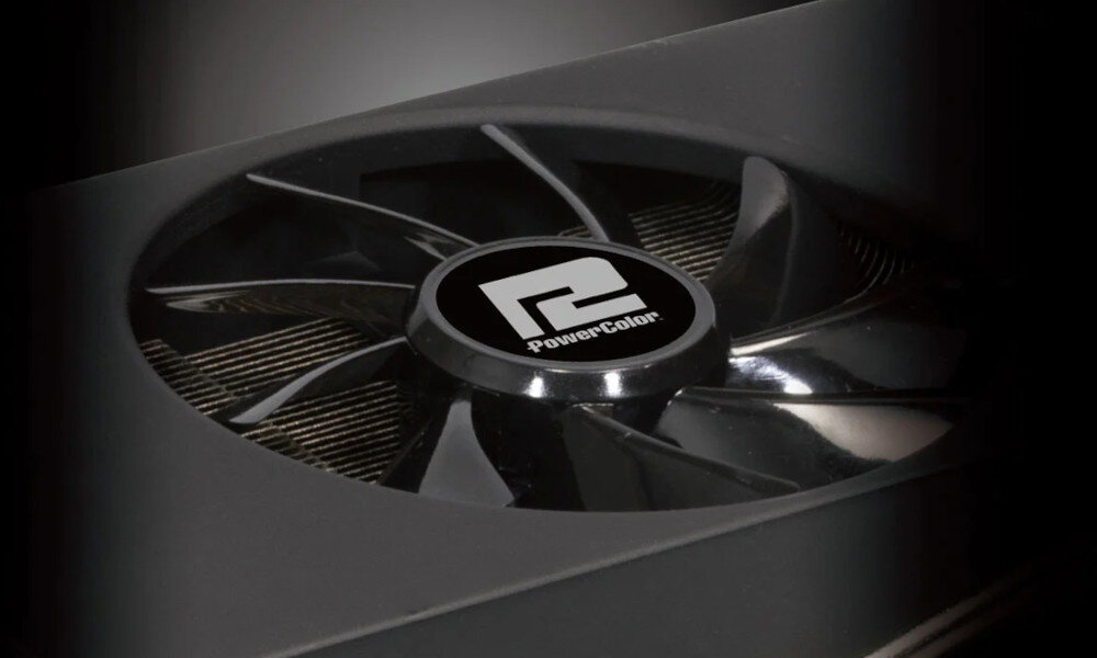 Karta graficzna POWERCOLOR Radeon RX 5600 XT ITX 6GB chłodzenie wentylator radiator temperatura