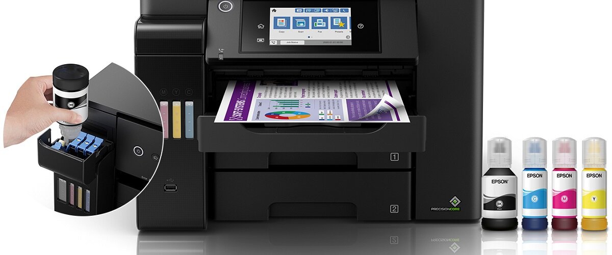 Urządzenie wielofunkcyjne EPSON EcoTank L6570 Oszczędność efektywność wydajność rozdzielczość kopiowania rozdzielczość druku