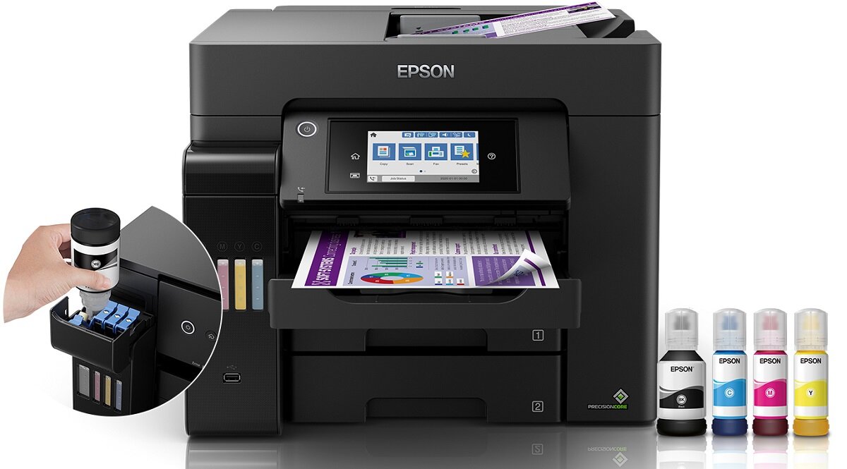 Urządzenie wielofunkcyjne EPSON EcoTank L6570 Oszczędność efektywność wydajność rozdzielczość kopiowania rozdzielczość druku