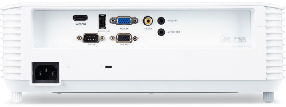 Projektor ACER S1386WH złącza porty podłączenie