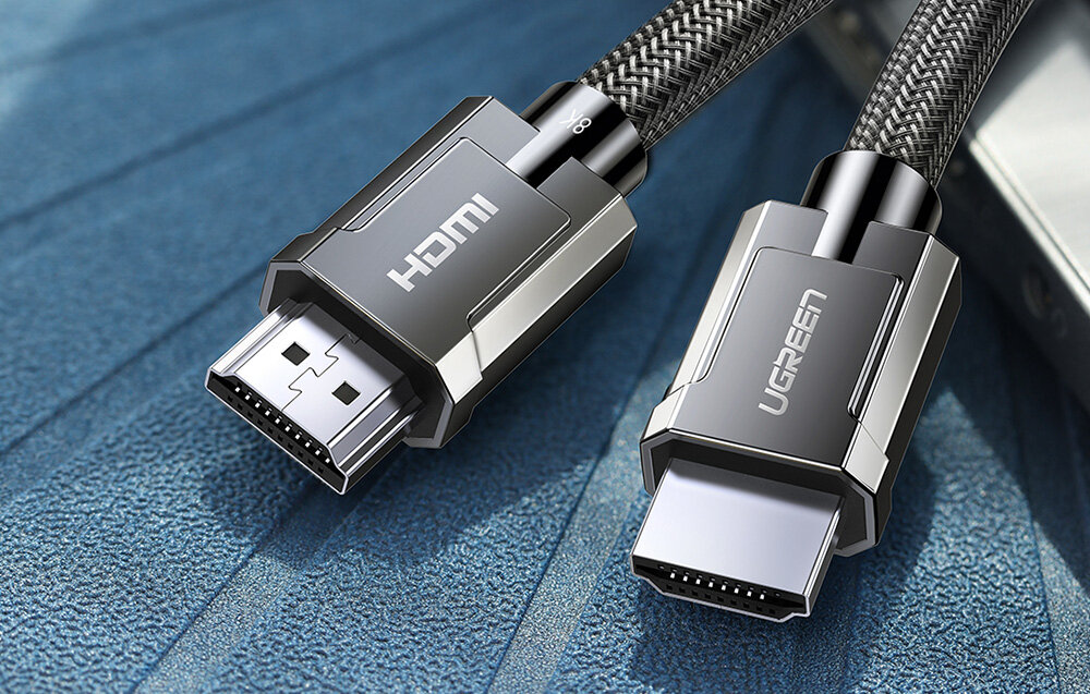 UGREEN HD135 zbliżenie na końcówki kabla