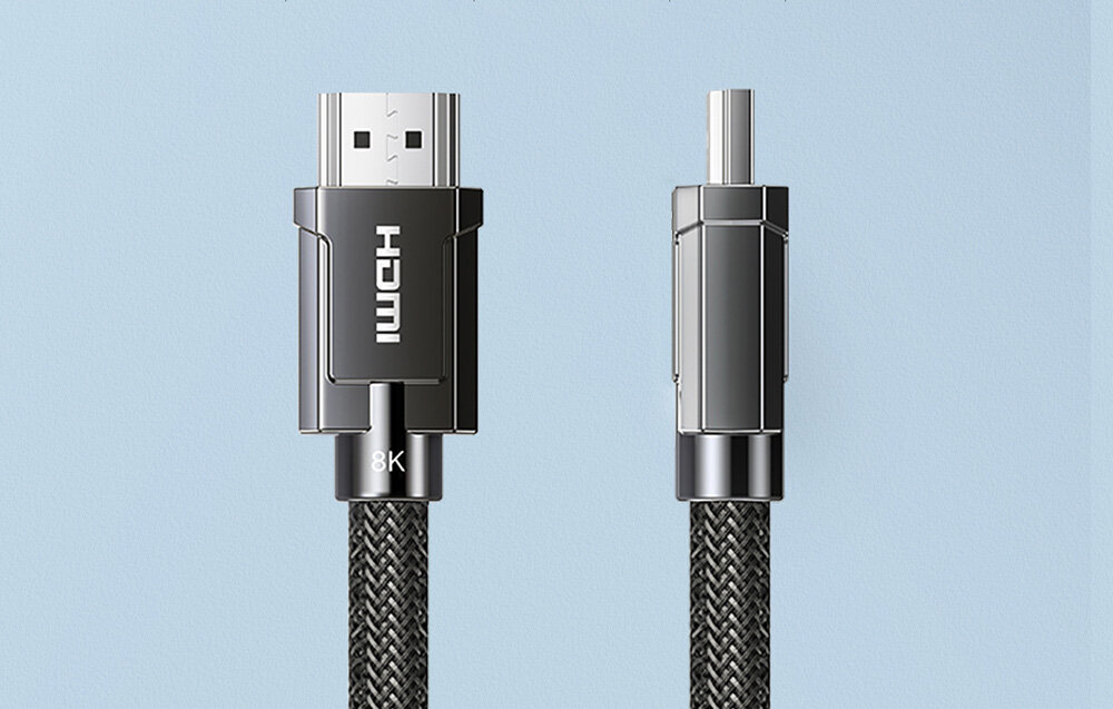 UGREEN HD135 Wysokiej jakości miedziane przewodniki szybki i stabilny przesył danych oglądania filmu, grania czy prowadzenia prezentacji - wtyczki na jasnym tle