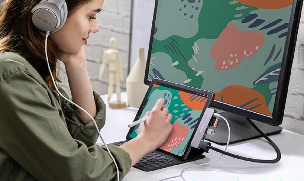 Stacja dokująca ANKER PowerExpand Direct 6w1 - Transmisja obrazu 