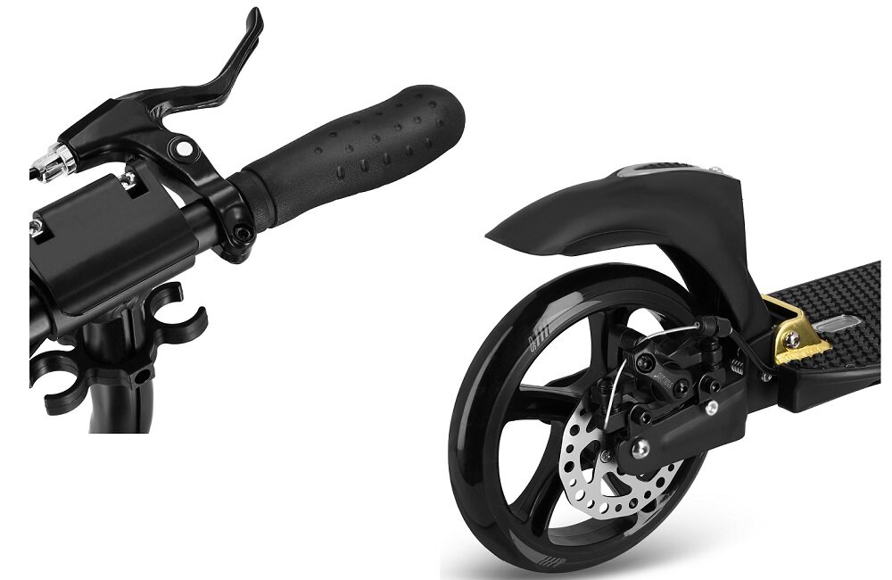 Hulajnoga SPOKEY Taranis Żółty Hamulec nożny i ręczny