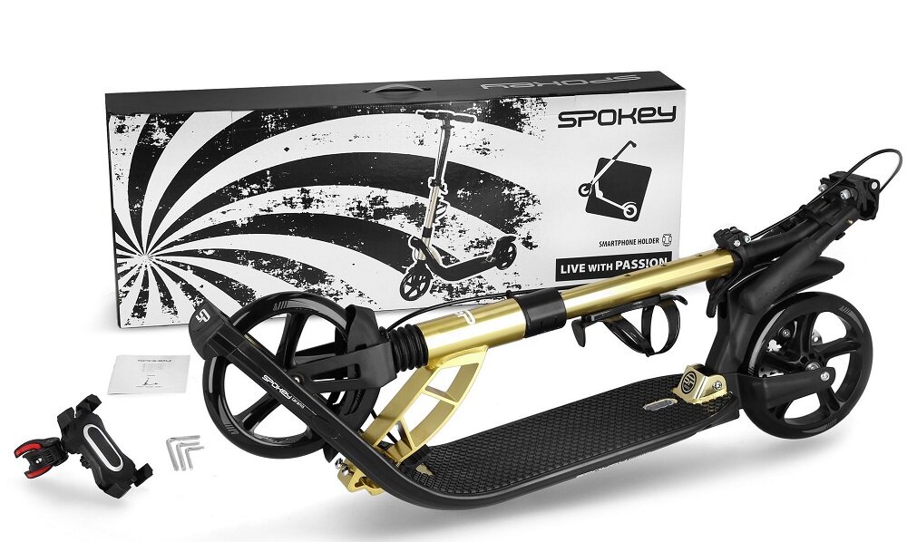 Hulajnoga SPOKEY Taranis Bezpieczny transport 