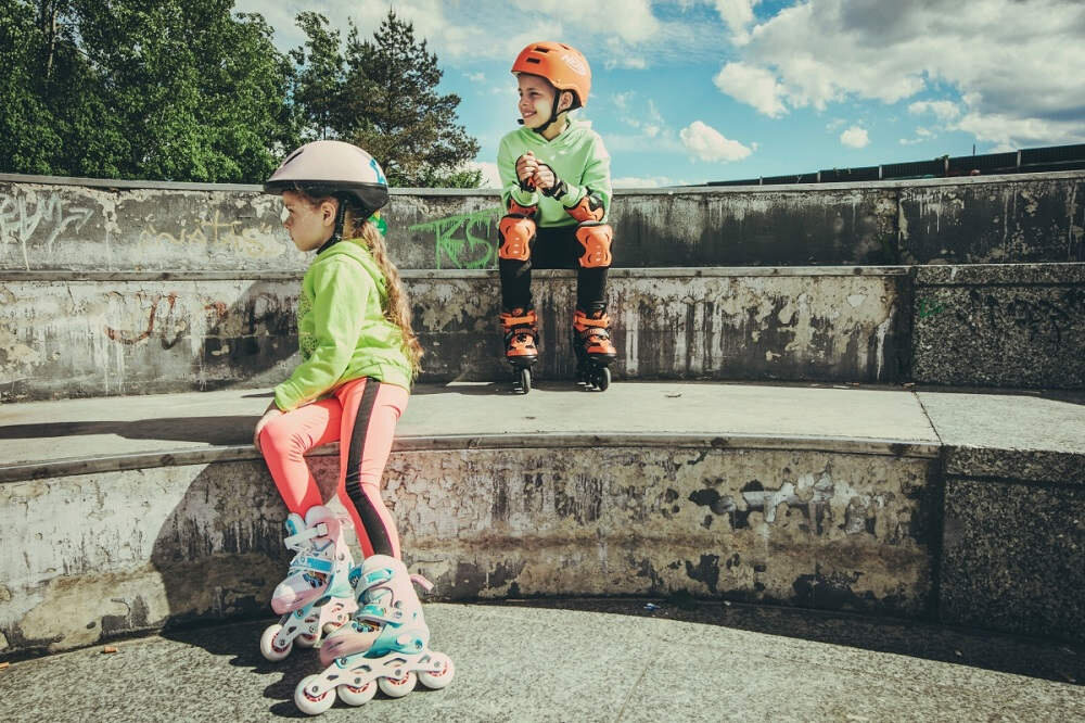 Łyżworolki SPOKEY Nerf Strive (rozmiar 28-32) - miekkie kolka