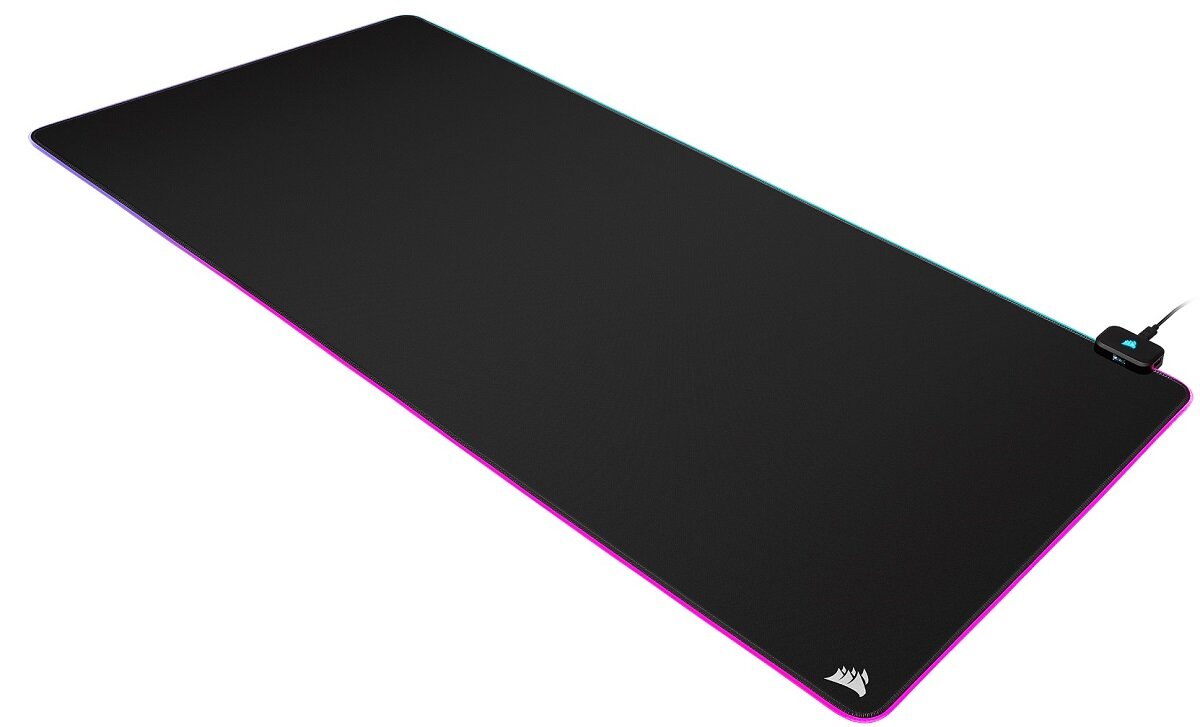 Podkładka CORSAIR MM700 RGB Extended Perfekcyjna podkładka gamingowa komfort stylu gaming Powierzchnia użytkowa Trwałość Proste rozwiązania podświetlenie RGB Odporność na wilgoć Antypoślizgowe wykończenie
