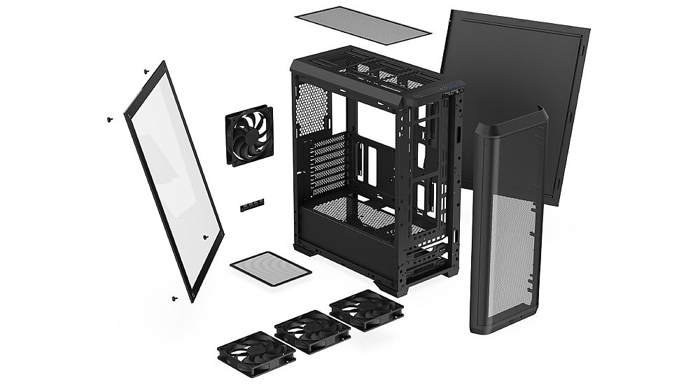 Obudowa SILENTIUM PC VENTUM VT4V TG opis