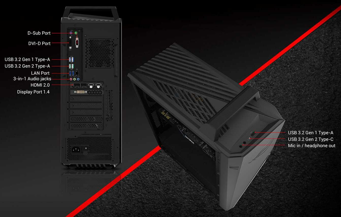 Komputer ASUS Rog Strix GA15 G15DH - Łączność 