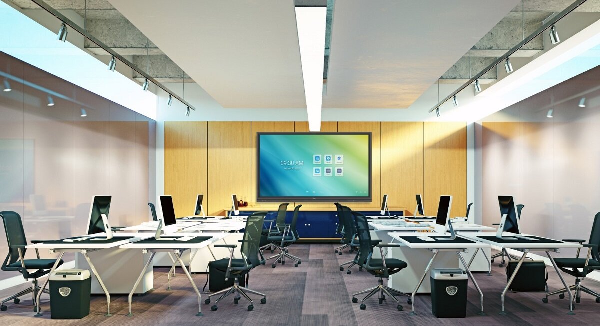 Monitor OPTOMA 3861RK 86 3840x2160px wyświetlacz cale funkcjonalność matryca odświeżanie reakcja złącza rozdzielczość ekran biuro dom praca rozrywka USB wideo audio Ultra HD 4K dotykowy LED jasność kontrast