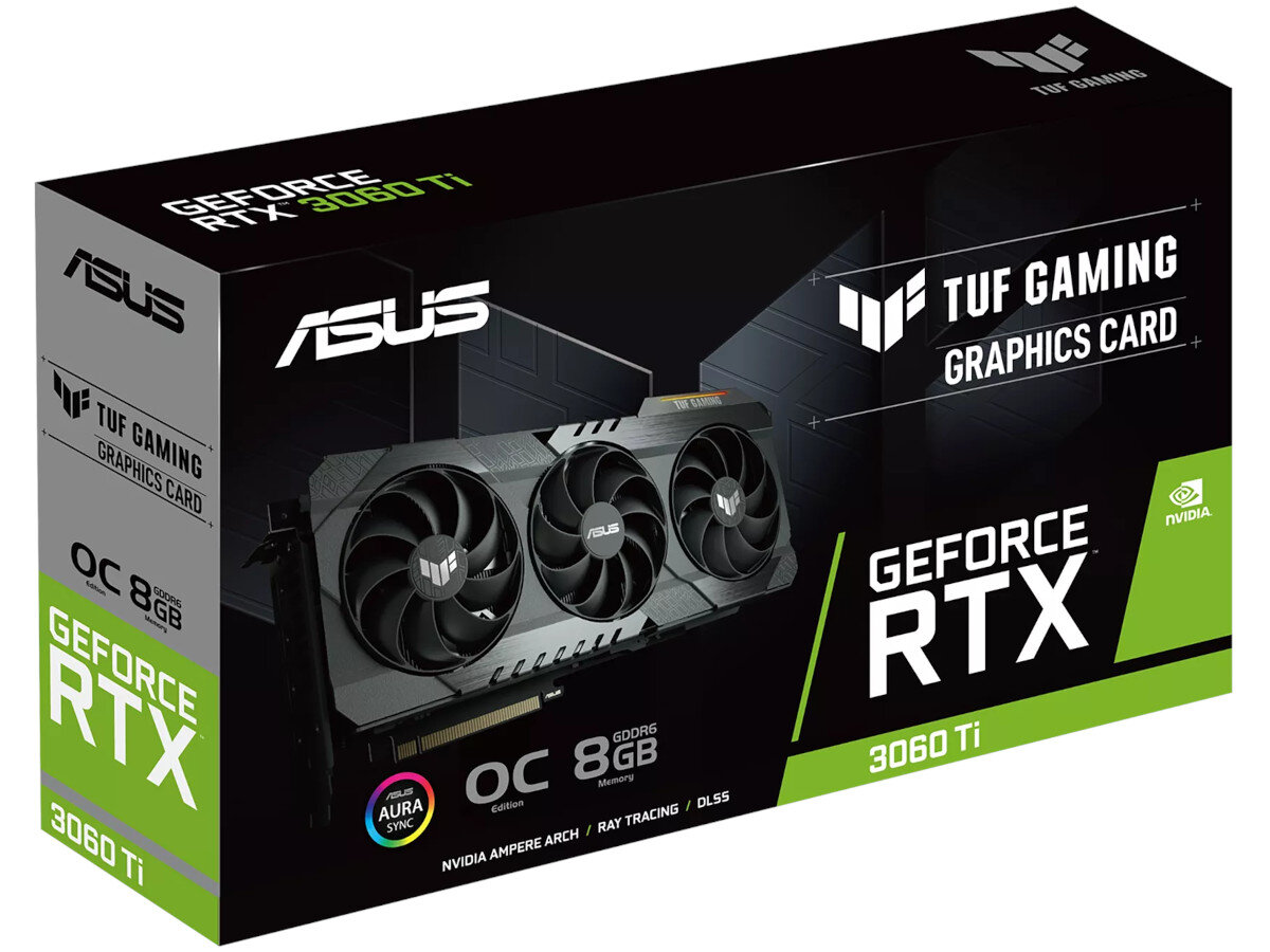 Karta graficzna ASUS TUF Gaming GeForce RTX 3060 Ti OC 8GB zawartosc