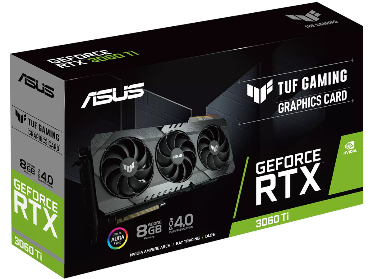 Karta graficzna ASUS TUF Gaming GeForce RTX 3060 Ti 8GB zawartosc