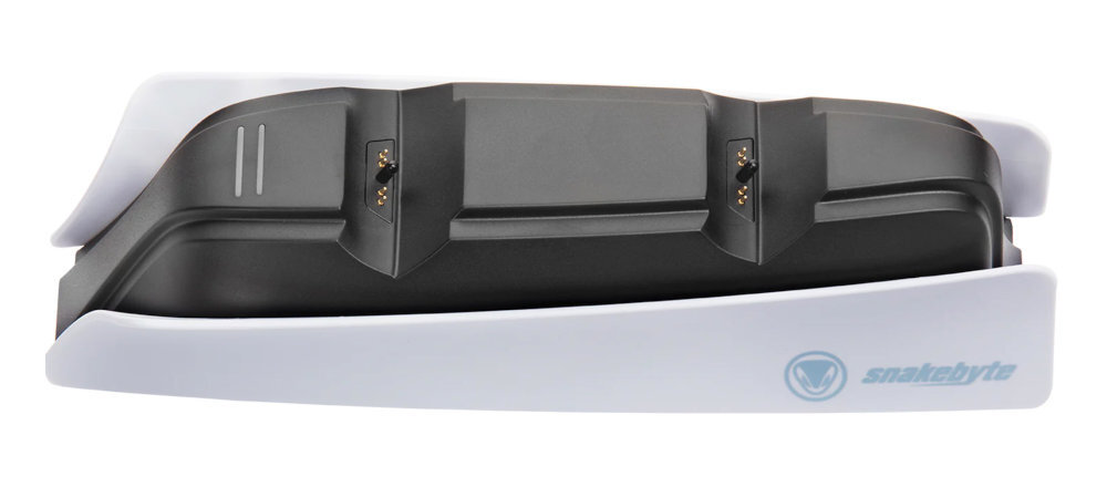 SNAKEBYTE Twin Charge 5 Dwustopniowy wskaźnik LED aktualnym stanie naładowania Zielony Czerwony