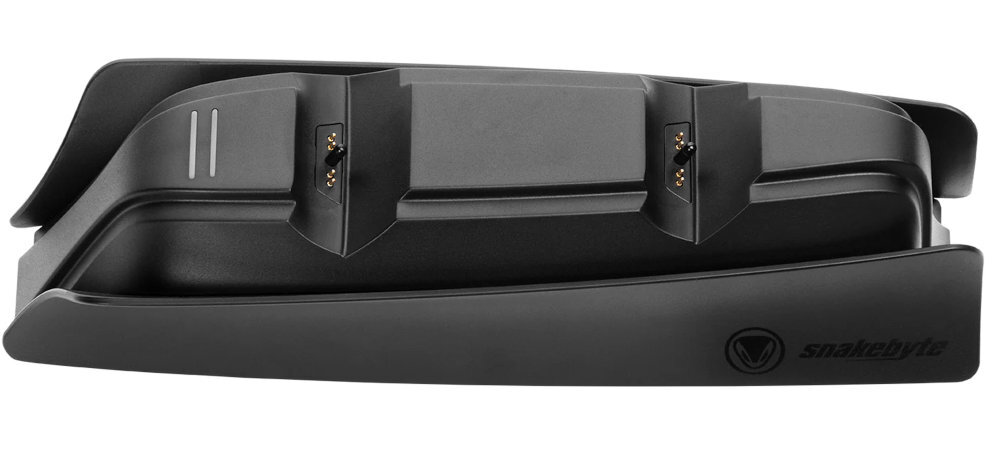 SNAKEBYTE Twin Charge 5 Dwustopniowy wskaźnik LED aktualnym stanie naładowania Zielony Czerwony