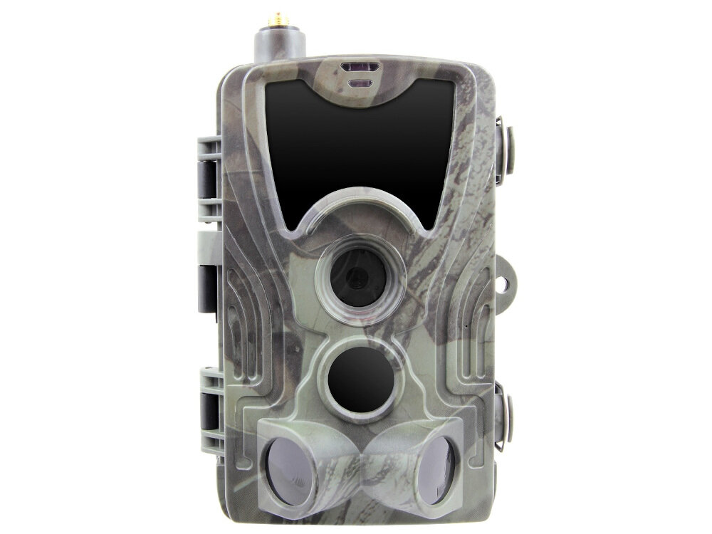 Kamera obserwacyjna EL HOME HC-02G6 bardzo dyskretna obudowa o wzorze moro funkcja nagrywania monochromatycznego obrazu 36 diod podczerwieni monitoring ochraniający dom zdjęcia rejestrowanie filmów w kolorze wodoodporna