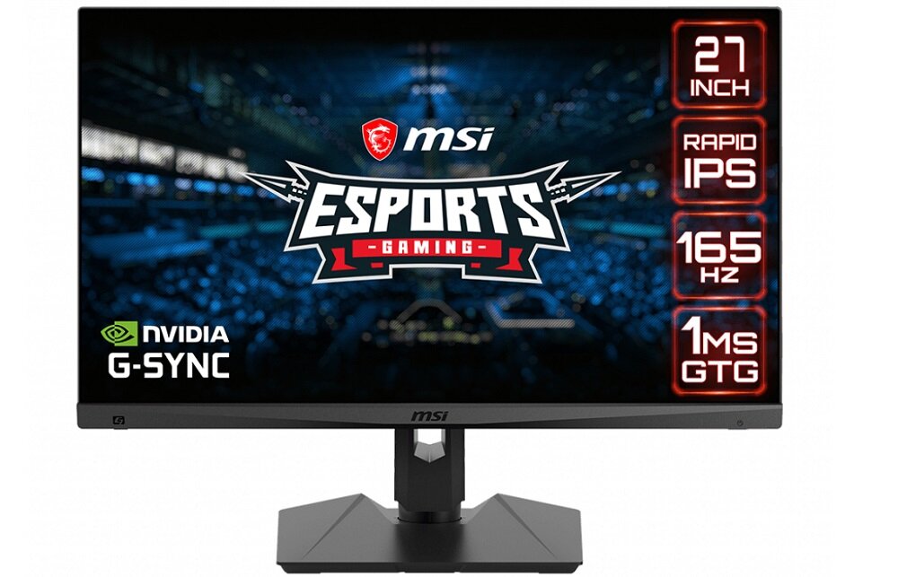 Monitor MSI Optix MAG274QRF - wygląd ogólny rozdzielczość IPS 27 cali